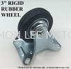 RIGID RUBBER WHEEL 3"  3" RIGID RUBBER WHEEL RIGID RUBBER WHEEL ROLLERS / WHEELS / BEARINGS