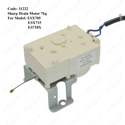 Code: 31222 Sharp Drain Motor ES718X 7kg