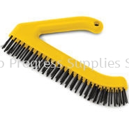 9B40 Wire Brush, Plastic Angular Handle