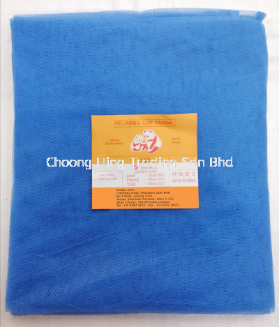 KELAMBU / MOSQUITO NET 5FT CAP PANDA/POLYESTER - BLUE