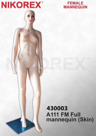 430003 C FEMALE PLASTIC MANNEQUIN SKIN (A111)