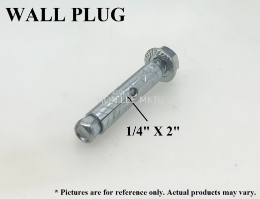 WALL PLUG 1/4" X 2"