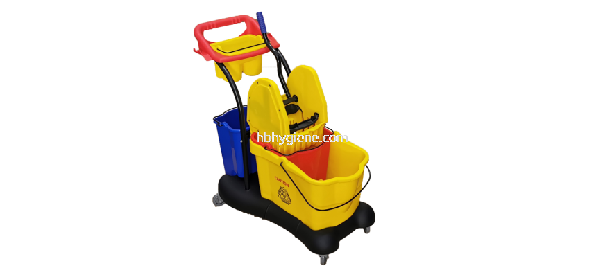 Multifunction Down Press Mop Bucket Trolley