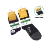 BAMBOO CHARCOAL QUARTER SOCKS (3 IN 1 PACK) PI82-006BK, PI83-006BK Accessories