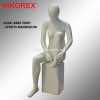 460013WH - FEMALE SPORT/M (EGG FACE) MATTE WHITE (YU614 SIT) Sport Mannequin MANNEQUINS