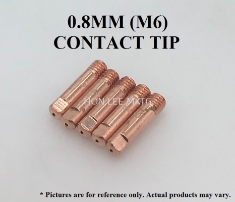 CONTACT TIP (M6) 0.8MM [5PCS IN 1]  