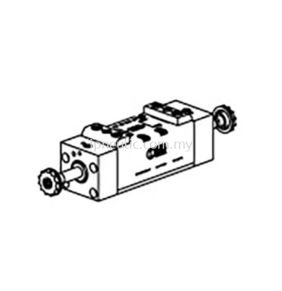 ISO 5599/1 SOLENOID/PNEUMATIC SERIES ISV-- ISO 1 5/3 ELPN SINGLE SOL.