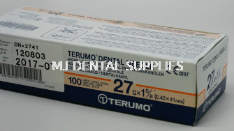 TERUMO NEEDLE 27G X 41MM, LONG, TERUMO