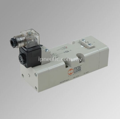 ISO 5599/1 SOLENOID/PNEUMATIC SERIES ISV-- ISO 3 5/2 ELPN SINGLE SOL.