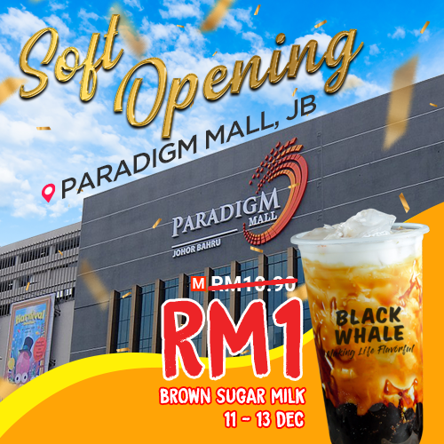 Paradigm Mall Johor Bahru Opening Soon on 10 December 2020