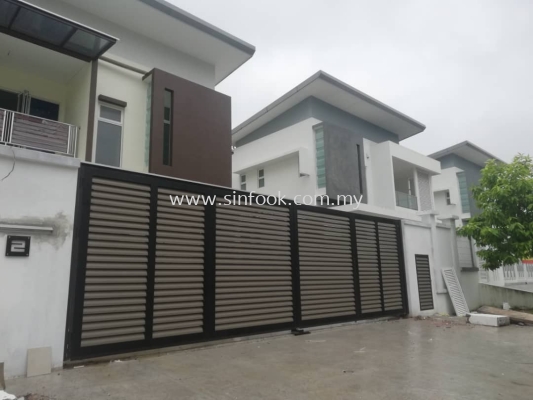 ALUMINIUM TRACKLESS FOLDING GATE