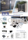 211TL TRACKLESS FOLDING AUTO GATE SYSTEM AST Auto Gate System