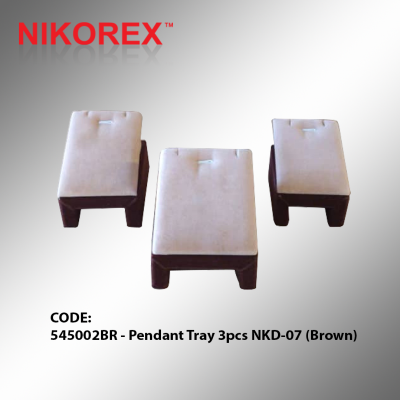 545002BR - Pendant Tray 3pcs NKD-07 (Brown)