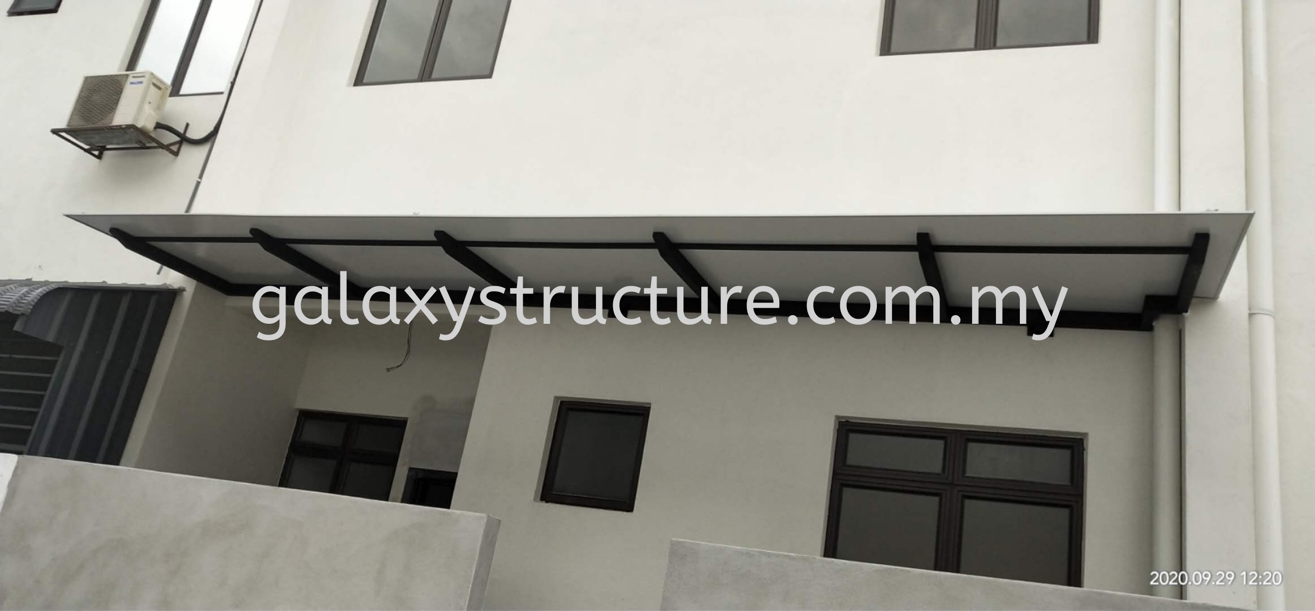 Aluminum Composite Panel Jalan 2 Ks02 Karya Residensi Taman Alam Shah Klang Panel Komposit Aluminium Selangor Malaysia Kuala Lumpur Kl Shah Alam Pembekal Membekal Galaxy Structure Engineering Sdn Bhd