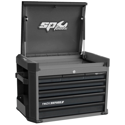 SP TOOLS TECH SERIES TOOL BOX - 7 DRAWER - DIAMOND BLACK SP42205D