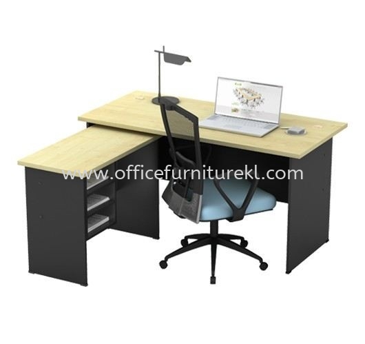 5' OFFICE TABLE / DESK C/W SIDE TABLE GT 157 (Color Maple) - office table Solaris Dutamas | office table Accentra Glenmarie | office table Damansara Height | office table Anniversary Sale
