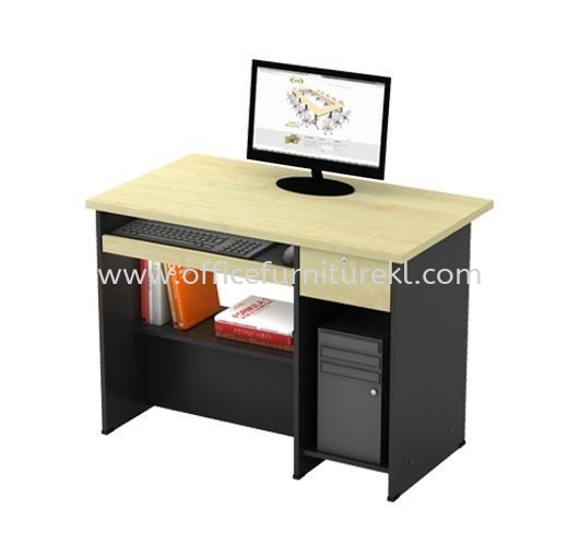 3.5' STUDY TABLE | COMPUTER TABLE AGC 2000 (Color Maple & Dark Grey) - computer table Damansara Jaya | computer table Usj Taipan | computer table Kerinchi | computer table Ready Stock