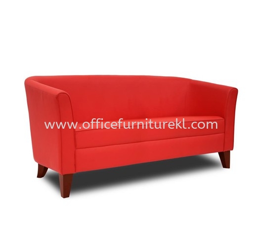 AEZO SOFA TIGA TEMPAT DUDUK DENGAN KAKI KAYU