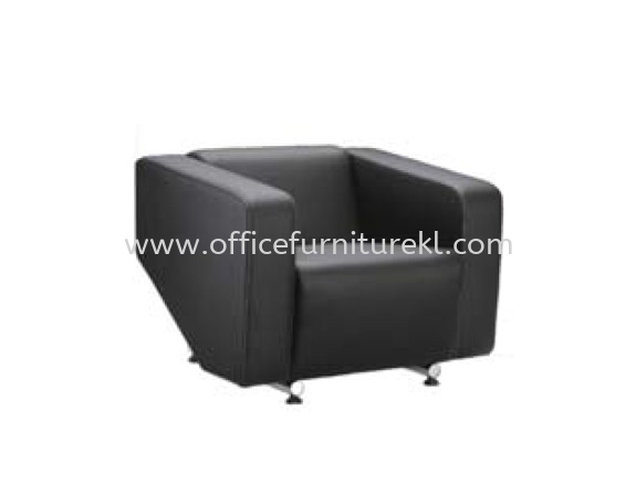 GAPHA SOFA PEJABAT SATU TEMPAT DUDUK DENGAN KAKI BESI -  office sofa Seri Kembangan | office sofa Purchong | office sofa Sunway