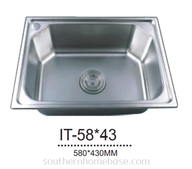 ITTO STAINLESS STEEL KITCHEN SINK IT-58*43 