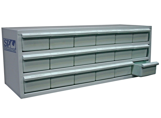 SP TOOLS STEEL STORAGE UNIT - 18 DRAWER SP40568