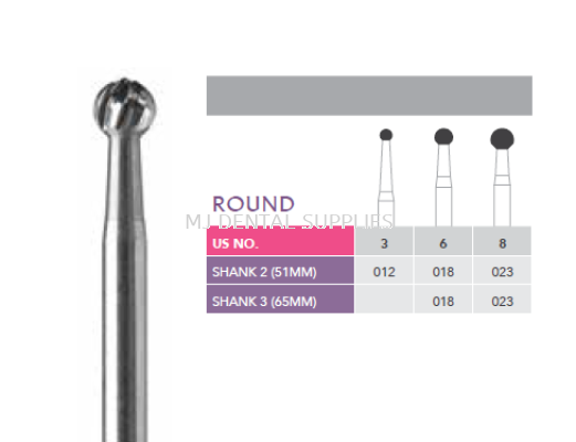 STERILE SURGICAL BUR, ROUND