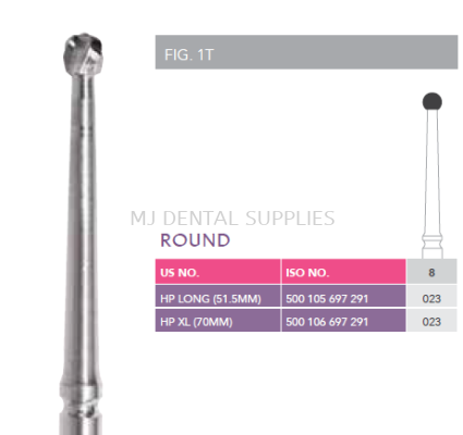 STERISAFE TOLLER BUR ROUND