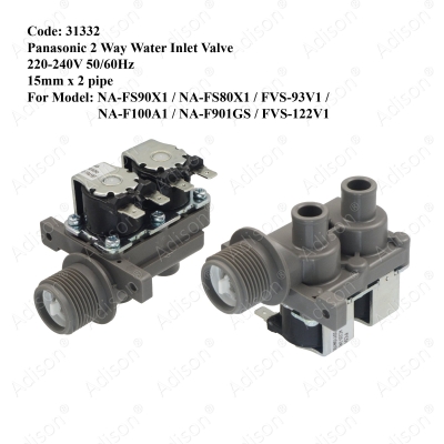 Code: 31332 Panasonic 2 Way Water Valve