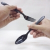 7" DISPOSABLE FORK / SPOON - 50PCS/PKT Dapur & Ruang Makan