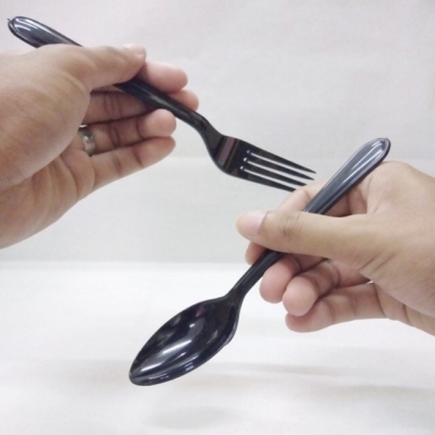 7" DISPOSABLE FORK / SPOON - 50PCS/PKT