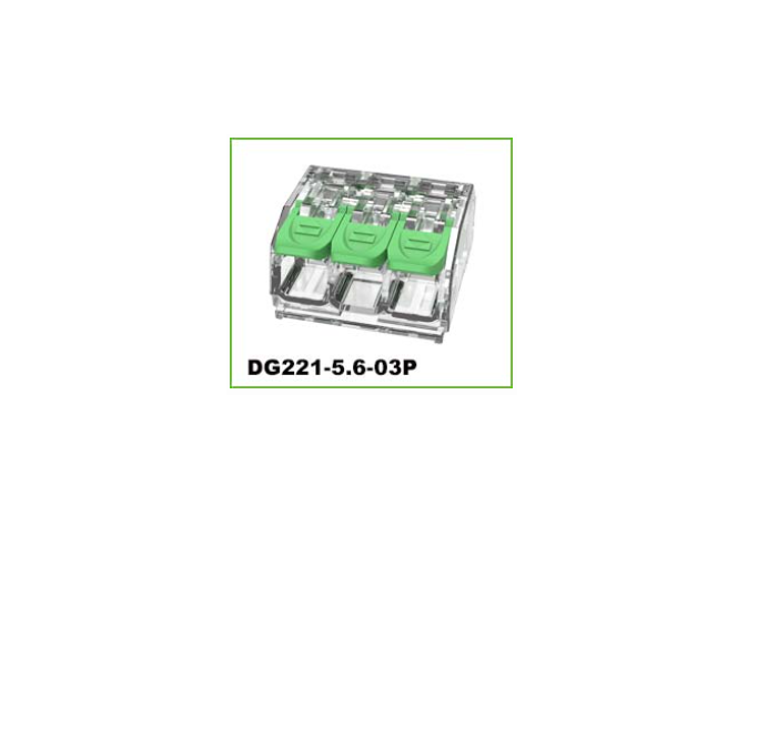 degson - dg221-5.6-03p pcb spring terminal block