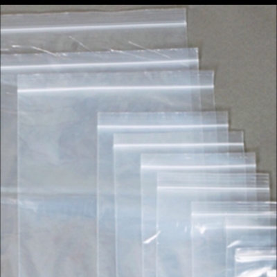 LDPE PLASTIC ZIPPER BAG - 100PCS/PKT