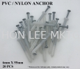 PVC PLUG / NYLON ANCHOR 6MM X 55MM 6MM X 55MM PVC PLUG (NYLON ANCHOR) BOLTS, NUTS AND FASTENERS 