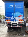 ZTO EXPRESS BOX TRUK BODY STICKER AT SHAH ALAM SELANGOR LORRY BOX TRUCK WRAPPING STICKER