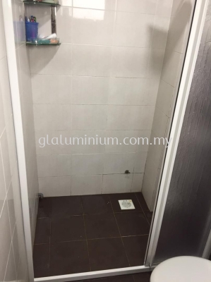 shower aluminium + pvc @BLOCK A Suria Residence jalan residence Bandar Mahkota Cheras. cheras 