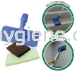 IMEC ES 41 -Upright Pad Holder with 1 Pc Balck & 1 Pc White Pad  Kepala Batang Mop Alat Peralatan Cuci