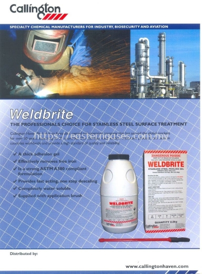 WELDBRITE S/S PACKLING ACIS 2.5KG