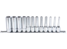 SP TOOLS 3/8"DR DEEP SOCKET RAIL SET - 12PC - E-TORX SP20551 3/8''Drive  Sockets & Accessories 