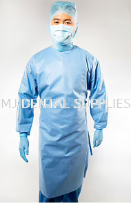 STERILISED SURGICAL GOWN, 45GSM (WITH HAND TOWEL)