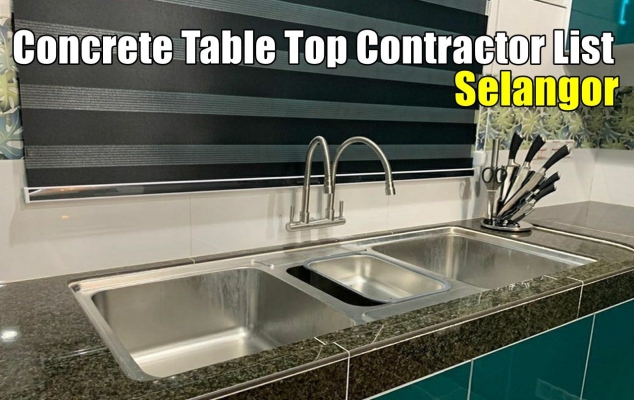 Concrete Table Contractor In Selangor