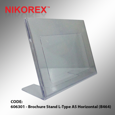 606301 - Brochure Stand L-Type A5 Horizontal (B464)