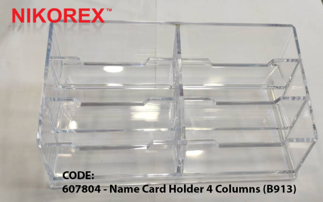 607804 - Name Card Holder 4 Columns (B913)