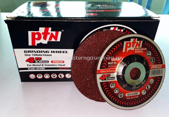 PTN 4'' X 6MM GRINDING DISC