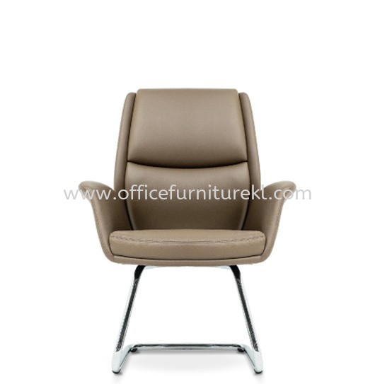 ECHIUM VISITOR DIRECTOR CHAIR | LEATHER OFFICE CHAIR PANDAN PERDANA SELANGOR