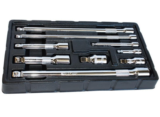 SP TOOLS MULTI-DRIVE WOBBLE EXTENSION BAR SET - 9PC SP20988