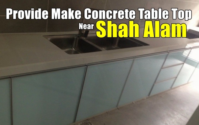 Kitchen Concrete Table Top Works In Shah Alam