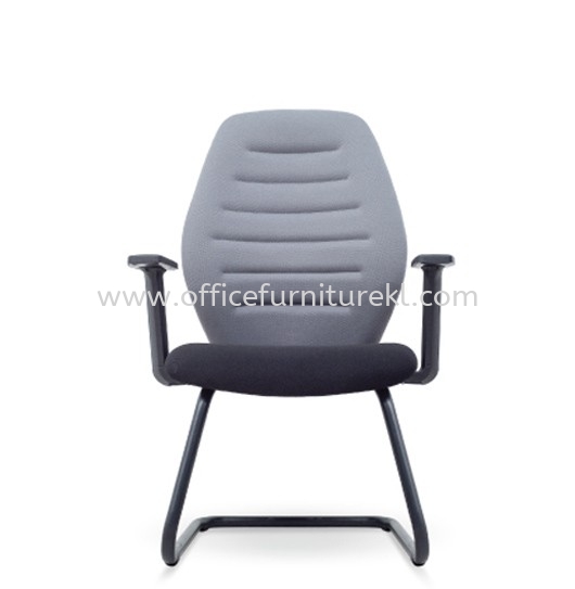 ATTIS STANDARD VISITOR ARM CHAIR WITH EPOXY BLACK CANTILEVER BASE