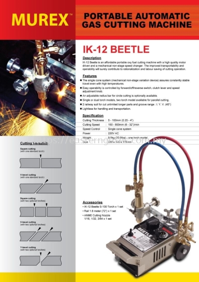 MUREX AUTO GAS CUTTING MACHINE IK-12