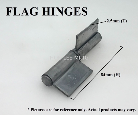 FLAG HINGES 2.5MM 