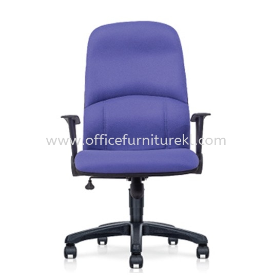 GAURA STANDARD HIGH BACK FABRIC CHAIR C/W POLYPROPYLENE BASE